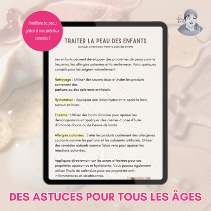 Tout Savoir Sur Votre Peau ! - Guide Pour Une Peau Resplendissante En Format E-book